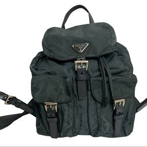 Prada Nylon Backpack Vela Teal Small Like New